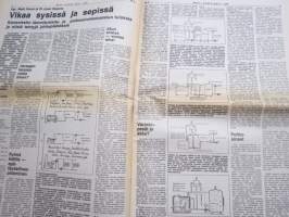 Koneviesti 1979 nr 12 - sis, mm. Seuraavat artikkelit,  Osuuskaupasta lisätehoa viljan kuivaukseen ja käsittelyyn, Vikaa sysissä ja sepissä,  ym.