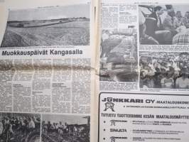 Koneviesti 1979 nr 12 - sis, mm. Seuraavat artikkelit,  Osuuskaupasta lisätehoa viljan kuivaukseen ja käsittelyyn, Vikaa sysissä ja sepissä,  ym.