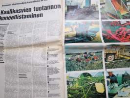 Koneviesti 1975 nr 3 - sis, mm. Seuraavat artikkelit,  Bigbalereita, brikettejä ja rullaajia, uusinta rehunkorjuu-tekniikkaa Amerikasta, Kustannuskriisi, ym.