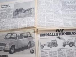 Koneviesti 1975 nr 3 - sis, mm. Seuraavat artikkelit,  Bigbalereita, brikettejä ja rullaajia, uusinta rehunkorjuu-tekniikkaa Amerikasta, Kustannuskriisi, ym.