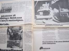 Koneviesti 1975 nr 3 - sis, mm. Seuraavat artikkelit,  Bigbalereita, brikettejä ja rullaajia, uusinta rehunkorjuu-tekniikkaa Amerikasta, Kustannuskriisi, ym.