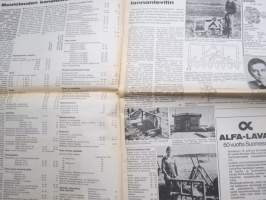 Koneviesti 1975 nr 11 - sis, mm. Seuraavat artikkelit, Viljelyn rajat, Jaakko Kiviniemi - Puimurikin on puhdistettava, Maatalouden konetöden ohjehinnat -75, ym.