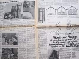 Koneviesti 1975 nr 11 - sis, mm. Seuraavat artikkelit, Viljelyn rajat, Jaakko Kiviniemi - Puimurikin on puhdistettava, Maatalouden konetöden ohjehinnat -75, ym.