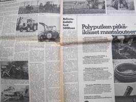 Koneviesti 1975 nr 17 - sis, mm. Seuraavat artikkelit, Kova talv edessä, MM-kyntömestaruus Norjaan,  JF on pumuri puimureitten joukossa,  ym.