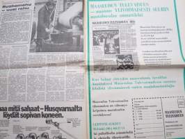 Koneviesti 1975 nr 18 - sis, mm. Seuraavat artikkelit,  Maanviljelijät autonkäyttäjinä, Vertailimme perunankorjuukoneita, Maanparannus- ja vesitaloussymposiumi, ym.