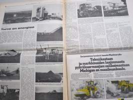 Koneviesti 1975 nr 18 - sis, mm. Seuraavat artikkelit,  Maanviljelijät autonkäyttäjinä, Vertailimme perunankorjuukoneita, Maanparannus- ja vesitaloussymposiumi, ym.