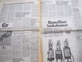 Koneviesti 1975 nr 18 - sis, mm. Seuraavat artikkelit,  Maanviljelijät autonkäyttäjinä, Vertailimme perunankorjuukoneita, Maanparannus- ja vesitaloussymposiumi, ym.