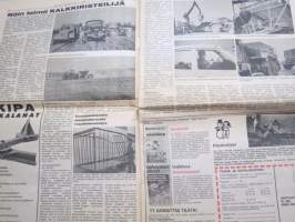 Koneviesti 1975 nr 19 - sis, mm. Seuraavat artikkelit,  Keskittämsen seuraukset, Opintomatkalla Itävallassa, Tshekkoslovakian maatalouskone-tuotantoa 1, ym.