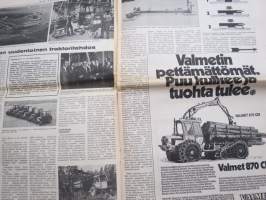 Koneviesti 1975 nr 20 - sis, mm. Seuraavat artikkelit,  Suomalaisen työn viikko, Crawford nosto-ovia Turun Sataman, Länsisataman varastosuojassa, ym.