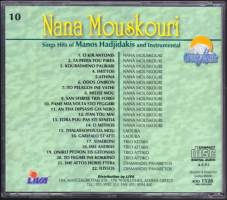 Nana Mouskouri - Sings Hits of Manos Hadjidakis and instrumental, 1995, CD