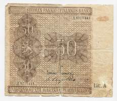 50 markkaa 1945 Litt A I