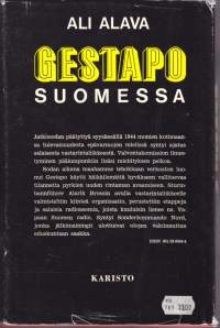 Gestapo Suomessa, 1974. 1.p. 1944 jatkosodan päätyttyä miehityksen pelossa syntyi ajatus vastarintaliikkeestä.