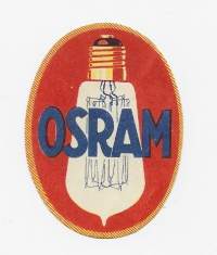Osram - tuote-etiketti