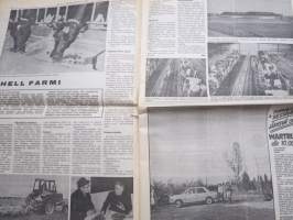 Koneviesti 1973 nr 11 - Valta ja vastuu, Shell farmi, Ford 4500 kaivaa ja kuormaa, Niittosilppureiden silppuja, JF FS 80 poimiva tarkkuussilppuri, ym.
