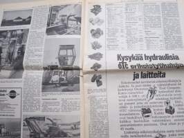 Koneviesti 1973 nr 11 - Valta ja vastuu, Shell farmi, Ford 4500 kaivaa ja kuormaa, Niittosilppureiden silppuja, JF FS 80 poimiva tarkkuussilppuri, ym.