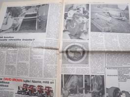 Koneviesti 1973 nr 11 - Valta ja vastuu, Shell farmi, Ford 4500 kaivaa ja kuormaa, Niittosilppureiden silppuja, JF FS 80 poimiva tarkkuussilppuri, ym.