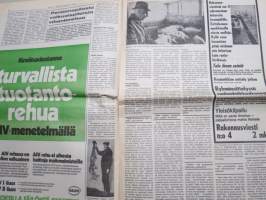 Koneviesti 1973 nr 11 - Valta ja vastuu, Shell farmi, Ford 4500 kaivaa ja kuormaa, Niittosilppureiden silppuja, JF FS 80 poimiva tarkkuussilppuri, ym.