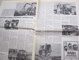 Koneviesti 1973 nr 11 - Valta ja vastuu, Shell farmi, Ford 4500 kaivaa ja kuormaa, Niittosilppureiden silppuja, JF FS 80 poimiva tarkkuussilppuri, ym.