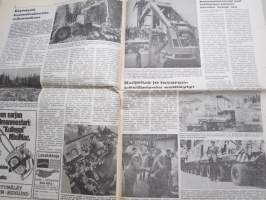 Koneviesti 1973 nr 11 - Valta ja vastuu, Shell farmi, Ford 4500 kaivaa ja kuormaa, Niittosilppureiden silppuja, JF FS 80 poimiva tarkkuussilppuri, ym.