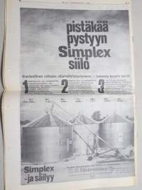 Koneviesti 1973 nr 11 - Valta ja vastuu, Shell farmi, Ford 4500 kaivaa ja kuormaa, Niittosilppureiden silppuja, JF FS 80 poimiva tarkkuussilppuri, ym.