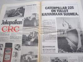 Koneviesti 1974 nr 16  - Puoliteloilla puintipellolla, Tehostettua neuvontaa - maatalouskylä, Rattivaihde traktorissa, Monitoimivaunu perunan kuljetuksessa, ym.