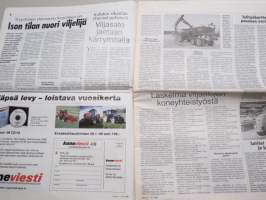 Koneviesti 1999 nr 1 - A-luokan liikennetraktori, JCB Fastrac - Urakkakuskin unelma, Tanskalainen jurttinostin, Ison tilan nuori viljelijä, Vuoden idea 1998, ym.