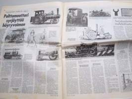 Koneviesti 1999 nr 4 - Pohjoismainen traktoritesti, Polttomoottori syrjäyttää höyryvoiman, Moniventtiilimoottoreita traktoreihin, MF 6200 ja 8200 - sarjat, ym.