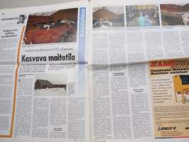 Koneviesti 1999 nr 4 - Pohjoismainen traktoritesti, Polttomoottori syrjäyttää höyryvoiman, Moniventtiilimoottoreita traktoreihin, MF 6200 ja 8200 - sarjat, ym.