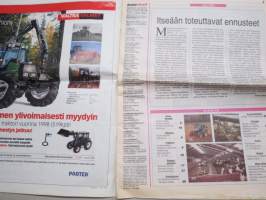 Koneviesti 1999 nr 5 -  Kokeilussa New Holland TS 110 ES Fordin sukua, Nahkahousujen markkinoilla, Case ja Zetor - Keskon traktori-uutuudet, ym.