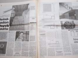 Koneviesti 1999 nr 6 -  Kevät sima, Akkutesti yllätti - Halvimmat ja kevyimmät kärjessä, Vesakkovarusteltu Fendt Xylon - Puskat sileäksi, Öljypellavaa  2000 ha, ym.