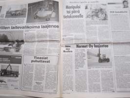 Koneviesti 1999 nr 7 -  Kokeilussa Lamborgini 950 Premium, Norjalainen teki tiukimmat paalit, Neljä erilaista ohjausyksikköä, Ohjaus katkesi kesken koetuksen, ym.
