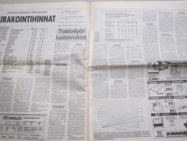 Koneviesti 1999 nr 12 -  Tertusta mallia metsänomistajille, Kuhn Master 120 NSH - Ranskalainen kaksoisaura, Normacontista Formacontti - Konttivaunun paluu, ym.