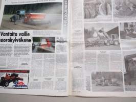 Koneviesti 1999 nr 13 - Jurvan ja Kouvolan näyttelyt, Käyttötarkoitus ratkaisee paalaimen valinnan, Vantaita vaille suorakylvökone, Vuosisadan traktorit -osa III,ym.