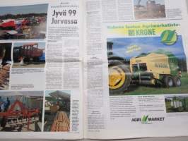 Koneviesti 1999 nr 13 - Jurvan ja Kouvolan näyttelyt, Käyttötarkoitus ratkaisee paalaimen valinnan, Vantaita vaille suorakylvökone, Vuosisadan traktorit -osa III,ym.