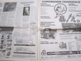 Koneviesti 1999 nr 15 -Ryhmäesittely Aurat, Kokeilussa Kolmen kopla, Samson 908 - Monikäyttöinen teholevitin, East West 99/Peruna 99 esitteli uusinta tekniikkaa ,ym.