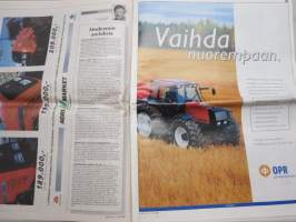 Koneviesti 1999 nr 15 -Ryhmäesittely Aurat, Kokeilussa Kolmen kopla, Samson 908 - Monikäyttöinen teholevitin, East West 99/Peruna 99 esitteli uusinta tekniikkaa ,ym.