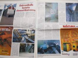 Koneviesti 1999 nr 15 -Ryhmäesittely Aurat, Kokeilussa Kolmen kopla, Samson 908 - Monikäyttöinen teholevitin, East West 99/Peruna 99 esitteli uusinta tekniikkaa ,ym.