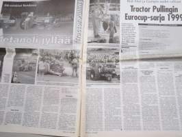 Koneviesti 1999 nr 16 - Lännen 860 - kavurikuormain, Metanoli jyllää, Red Alert ja Gompie uudet valtiaat - Tractor Pullingin Eurocup-sarja 1999, ym.
