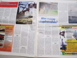 Koneviesti 1999 nr 16 - Lännen 860 - kavurikuormain, Metanoli jyllää, Red Alert ja Gompie uudet valtiaat - Tractor Pullingin Eurocup-sarja 1999, ym.