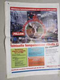 Koneviesti 1999 nr 16 - Lännen 860 - kavurikuormain, Metanoli jyllää, Red Alert ja Gompie uudet valtiaat - Tractor Pullingin Eurocup-sarja 1999, ym.