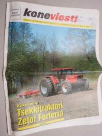 Koneviesti 1999 nr 20 - Ryhmäesittelyt Kuvurit, kuivuriuunit, Kokeilussa Tsekkitraktori Zetor Forterra, Farmaan sääki Turuus, Ranskalaisia tilasäiliöitä, ym.