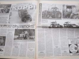 Koneviesti 1999 nr 22 - Ryhmäesittelyt: Krone AMT 3200 CV Kaataa kummaltakin puolelta, Vuosisadan traktorit, osa 8 Koppi, Uutta nivelakseli-suojuksista, ym.
