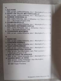 Susi-Artturi -C-kasetti / C-cassette