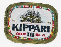 Kippari III   Olutta -  olutetiketti