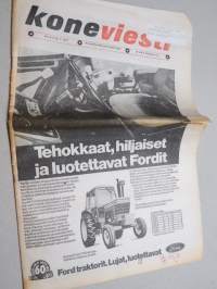 Koneviesti 1977 nr 6 - Kevätkauden tuntumassa, Onneksi kylvölannoitin on keksitty, Ennätysmäärä traktoreita rekisteriin viime vuonna, Muoviputket salaojituksessa,ym.
