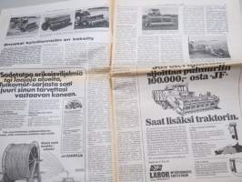 Koneviesti 1977 nr 6 - Kevätkauden tuntumassa, Onneksi kylvölannoitin on keksitty, Ennätysmäärä traktoreita rekisteriin viime vuonna, Muoviputket salaojituksessa,ym.