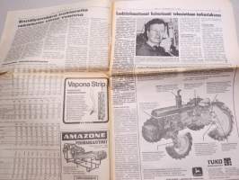 Koneviesti 1977 nr 6 - Kevätkauden tuntumassa, Onneksi kylvölannoitin on keksitty, Ennätysmäärä traktoreita rekisteriin viime vuonna, Muoviputket salaojituksessa,ym.