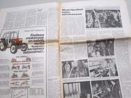 Koneviesti 1977 nr 6 - Kevätkauden tuntumassa, Onneksi kylvölannoitin on keksitty, Ennätysmäärä traktoreita rekisteriin viime vuonna, Muoviputket salaojituksessa,ym.