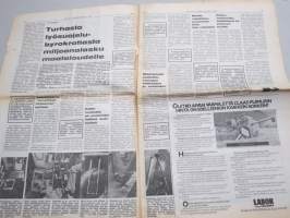Koneviesti 1977 nr 14 - Uusi Zetor-ohjaamo, Toinenkin tapa säilörehun tekoon, Turhasta työsuojelubyrokratiasta miljoonalasku maataloudelle, ym.