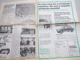 Koneviesti 1977 nr 14 - Uusi Zetor-ohjaamo, Toinenkin tapa säilörehun tekoon, Turhasta työsuojelubyrokratiasta miljoonalasku maataloudelle, ym.